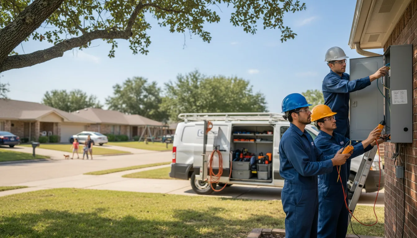 Certified electrician providing emergency electrical services in Conover, OH